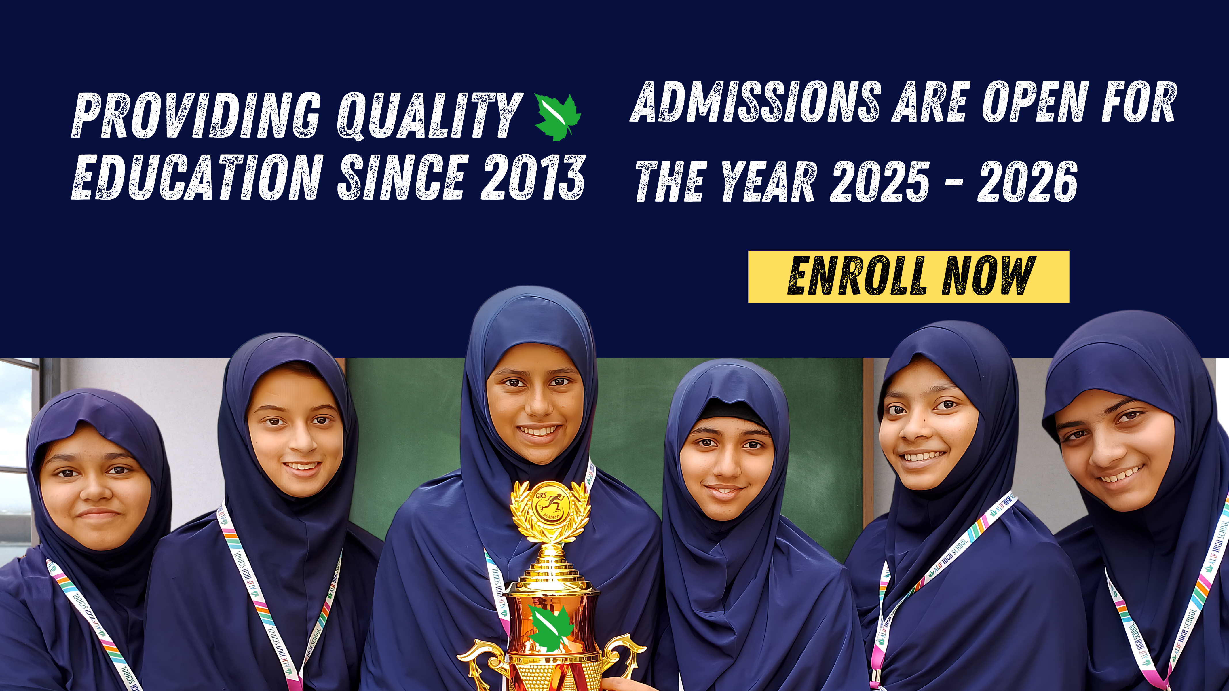 alif high school admissions open