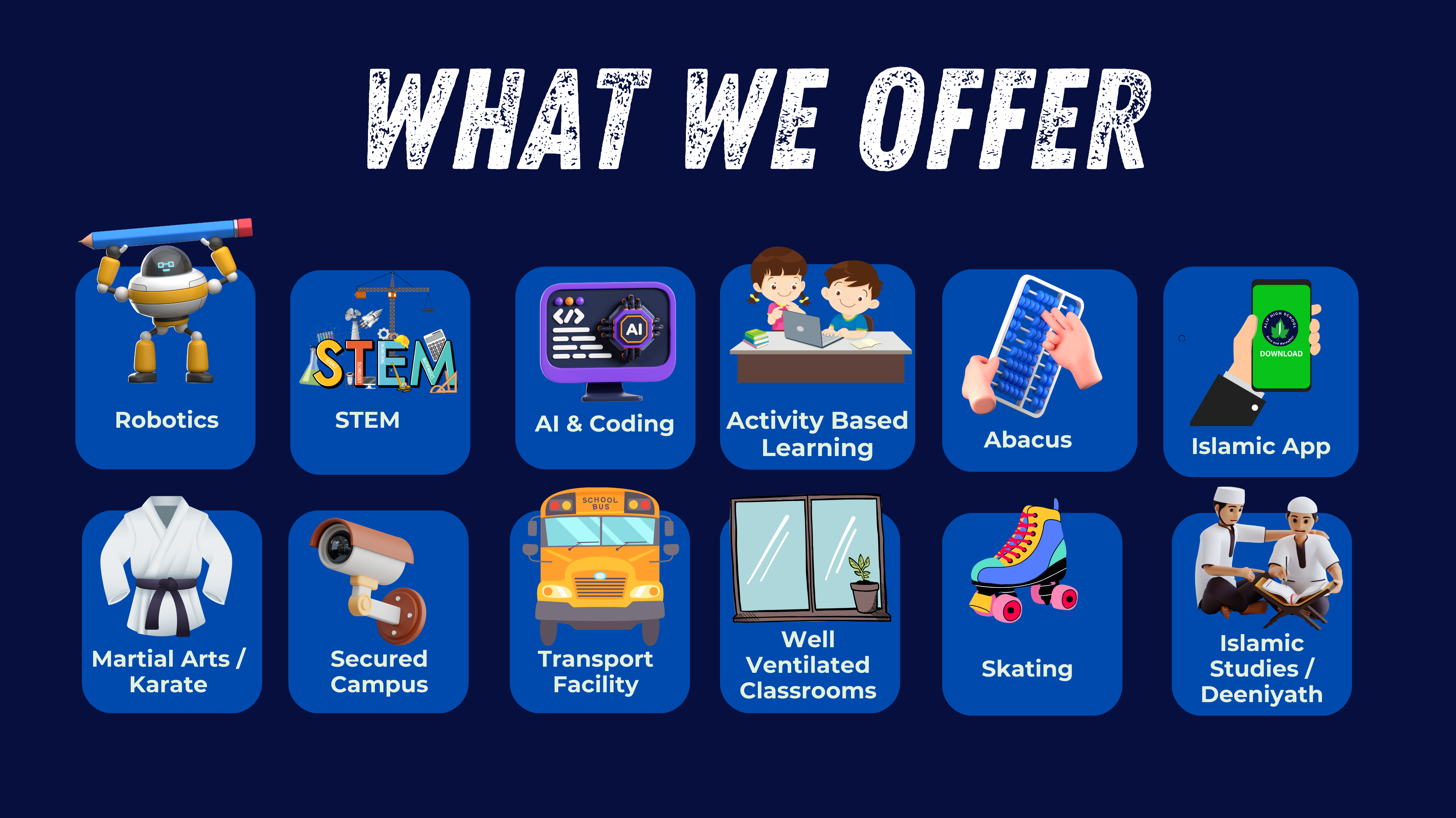 alif high school offers